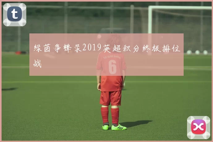 绿茵争锋录2019英超积分终极排位战
