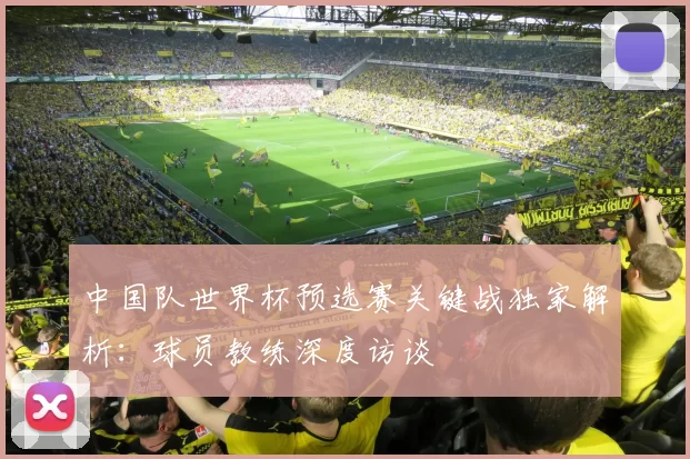 中国队世界杯预选赛关键战独家解析:球员教练深度访谈