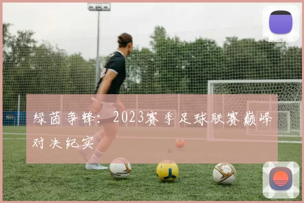 绿茵争锋：2023赛季足球联赛巅峰对决纪实