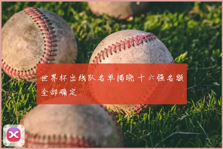 世界杯出线队名单揭晓 十六强名额全部确定