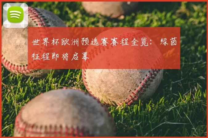 世界杯欧洲预选赛赛程全览：绿茵征程即将启幕